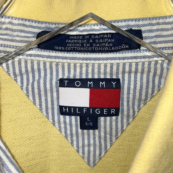 Yellow Tommy Hilfiger Polo Shirt - Picture 5 of 8